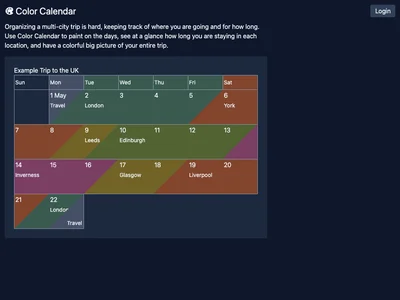 Color Calendar